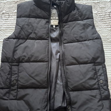 Gilet matelassé noir SALTY DOG 158/164