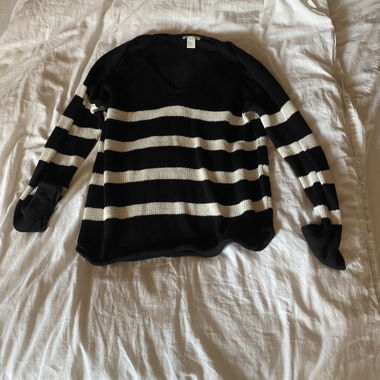 Strickpullover gestreift
