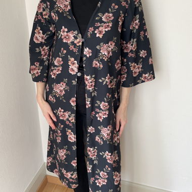 Cardigan floreale