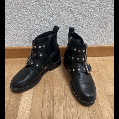 Stivali Donna in Pelle Bronx, Neri, Tg. 36