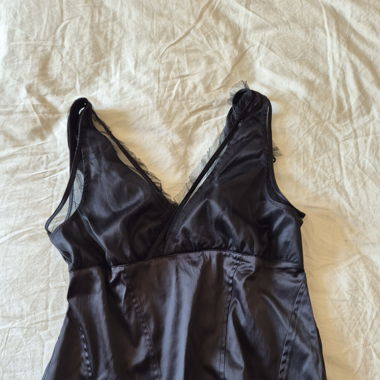 Top satinée camaïeu 