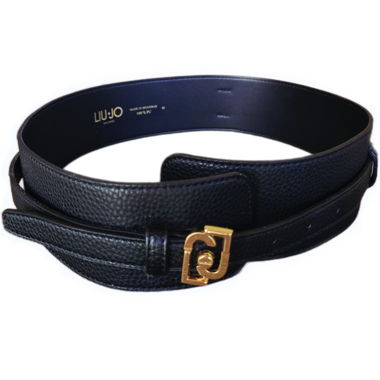 Ceinture noire Liu Jo avec boucle dorée