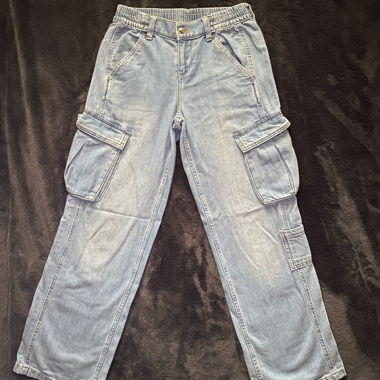 H&M blue cargo for women