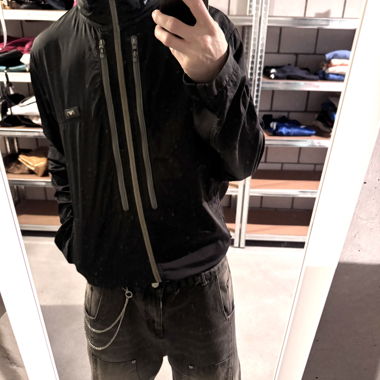 Armani Jeans Jacke schwarz