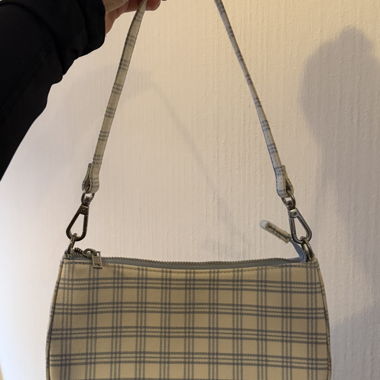 Brandy Melville blue check shoulder bag