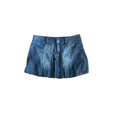 Y2K EDC by Esprit denim mini bubble skirt size 34