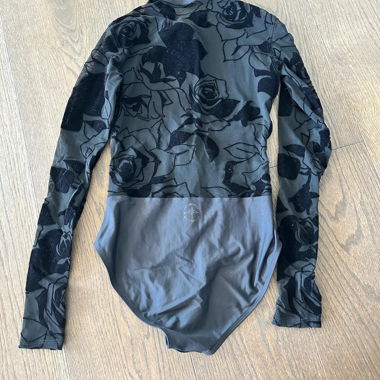 Black Long-Sleeve Ballet Leotard