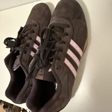 Brown Pink Adidas Sneakers
