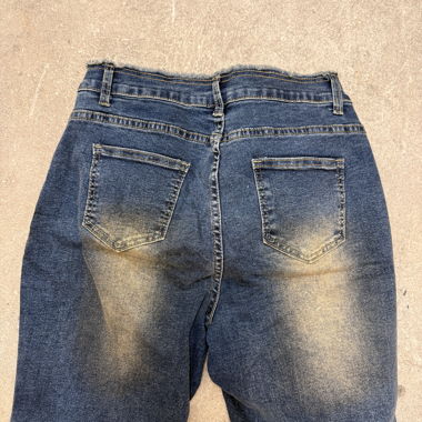 Jean flare bleu