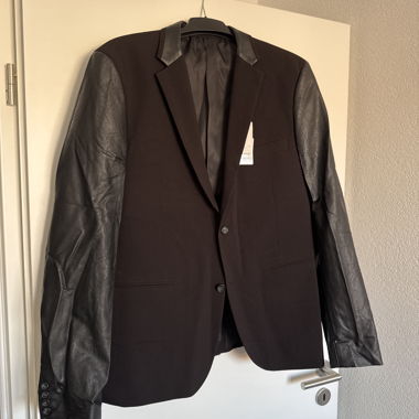 Anzugsjacke aus Kunstleder Grösse 58