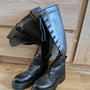Bottes en cuir 