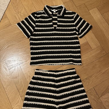 Set Polo und gestreifter Short H&M XS