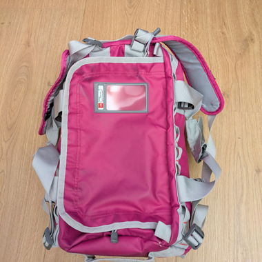 Sac a dos rose/gris