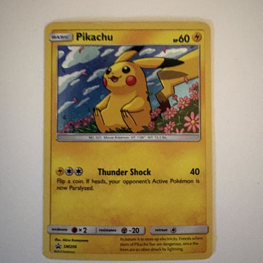 Pokémon TCG Pikachu SM206 Holo Promo Sun & Moon
