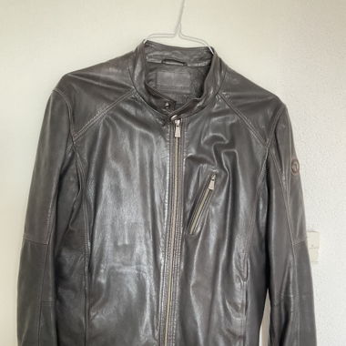 Lederjacke Trussardi dunkelbraun 