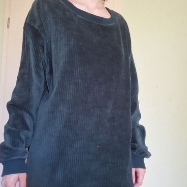 Velvet Corduroy Sweatshirt