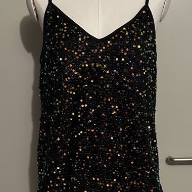 Top con paillettes