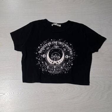 Pull&Bear crop top grafico