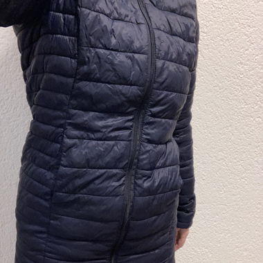Veste manteau bleu 