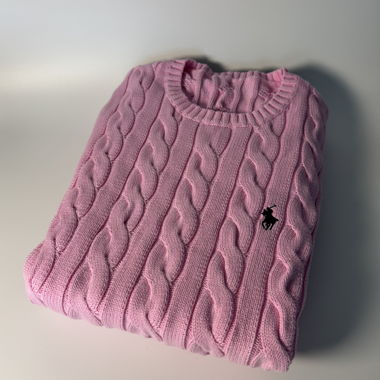 Ralph Lauren Strickpullover – Trikot Pullover rosa