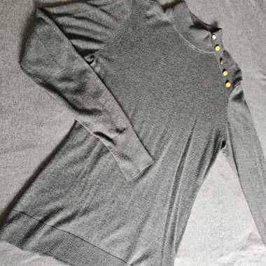 Maglione dolcevita H&M grigio