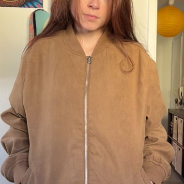 Fake Lederjacke