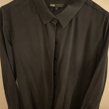 Bluse Maje noir  en soie 
