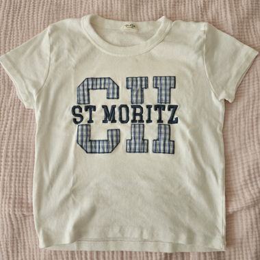 T-shirt blanc St. Moritz