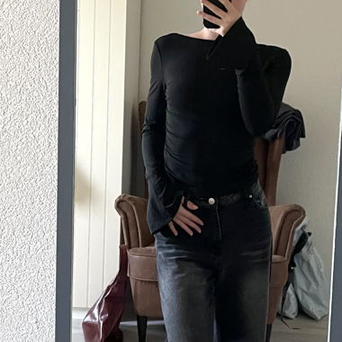 Top manche longue noir 