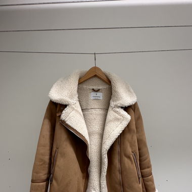 Braune Winterjacke