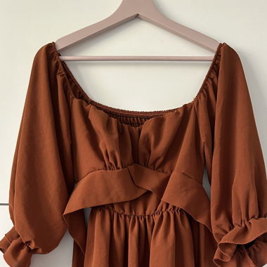 Braunes Kleid Grösse S-M