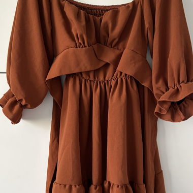 Braunes Kleid Grösse S-M