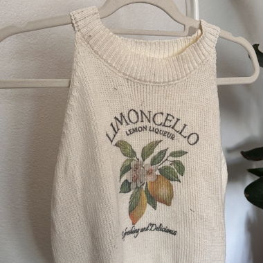 Limoncello-Strickhemdchen