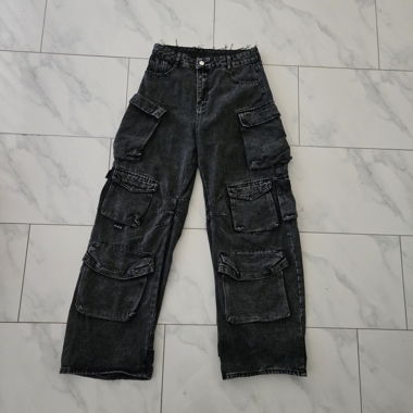Pantalon cargo ample