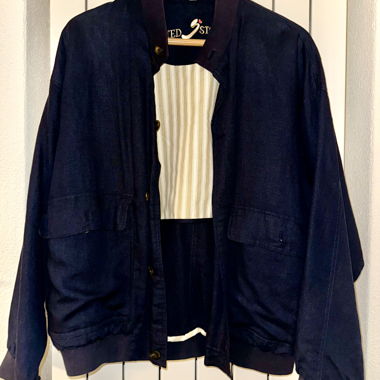 giacca workwear blu navy