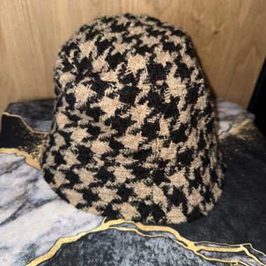 Houndstooth Bucket Hat