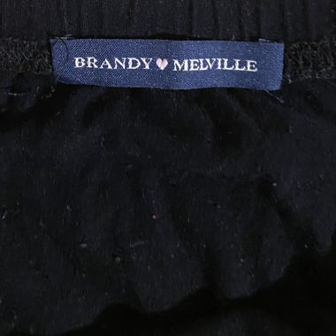 Gonna in jersey nera di Brandy Melville
