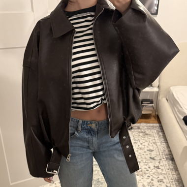 Lederjacke Pull&Bear