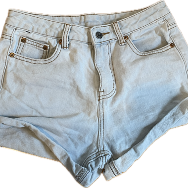 Light Blue Denim Shorts
