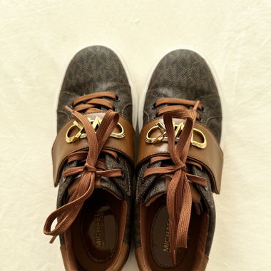 Michael Kors Sneakers Emmett Strap Lace Up Braun