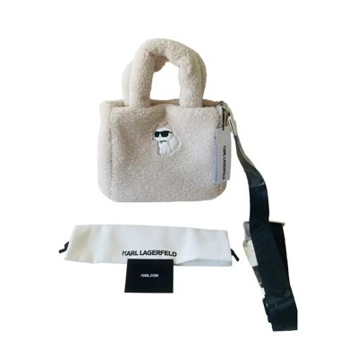 Borsa in Peluche Karl Lagerfeld Choupette