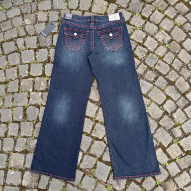 Jeans Carpenter True Religion in stile Y2K, taglia 28