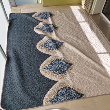 Coperta da giorno con 2 federe