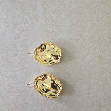 Golden Stud Earrings