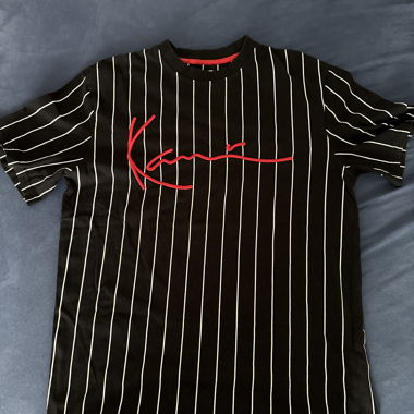 T-shirt rayé Karl Kani