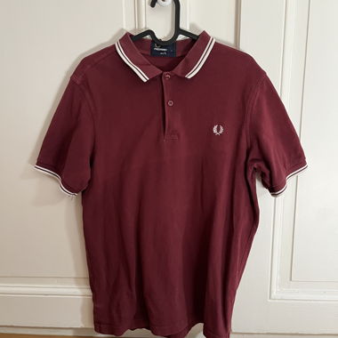 Polo Fred Perry bordeaux