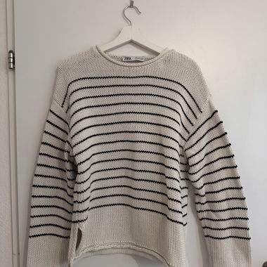 Zara Strickpulli gestreift