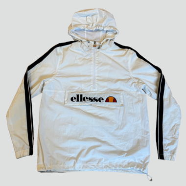Ellesse casual white rainprotective hoodie