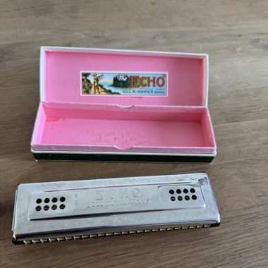 Mundharmonika Echo M . Hohner Musikinstrument