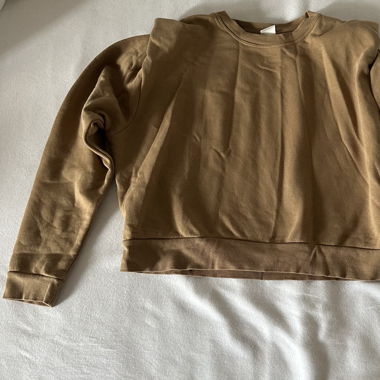 Pull épaulettes noisette H&M